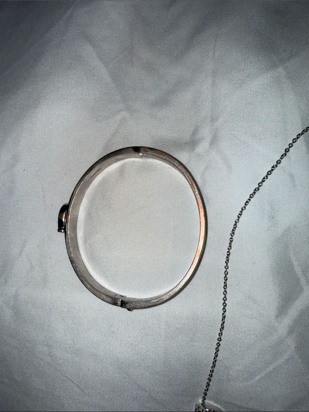 Coach Silver Crystal-Embellished Bracelet and Necklace Set - Picture 2 of 4